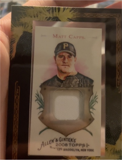 2008 Topps Allen & Ginter #AGR-MDC Matt Capps — front
