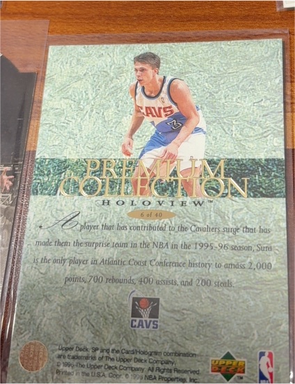 1995-96 SP Premium Collection Holoview #6 Bob Sura — front