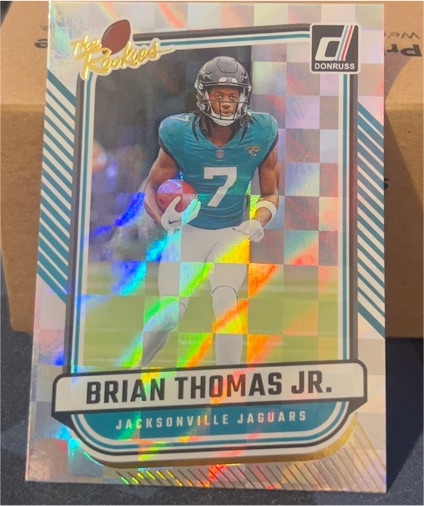 2024 Panini Donruss The Rookies #TR-8 Brian Thomas Jr. — front