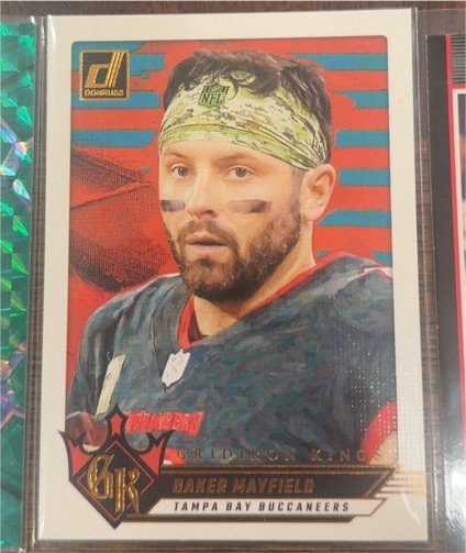 2024 Donruss #13 Baker Mayfield Gridiron Kings Tampa Bay Buccaneers — front