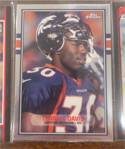 2015 Topps Chrome 60th Anniversary #T60-TD Terrell Davis — front