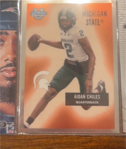 2024 Bowman University Chrome #55B-16 Aidan Chiles — front