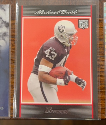 2007 Bowman #129 Michael Bush — front