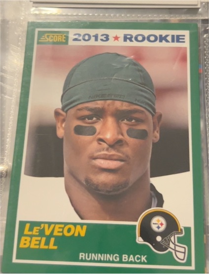 2013 Score #392 Le'Veon Bell Rookie Card — front