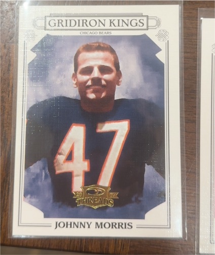 2007 Donruss Threads Gridiron Kings #PGK-59 Johnny Morris — front