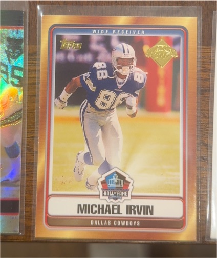 2007 Topps Hall of Fame #HOF-MI Michael Irvin — front
