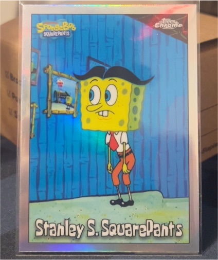 2025 Topps Chrome SpongeBob #51 Stanley S. SquarePants — front
