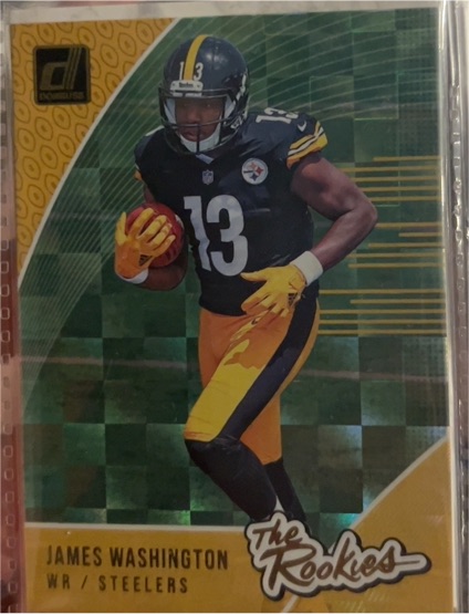 2018 Donruss The Rookies #R-22 James Washington — front