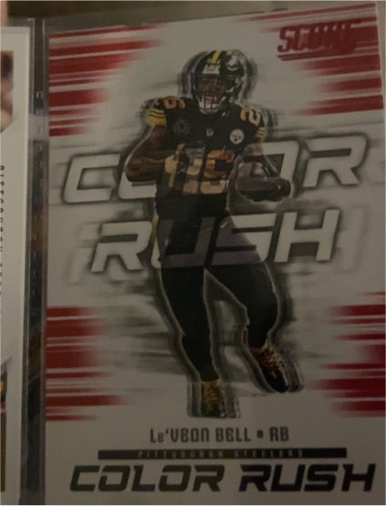 2018 Panini Score Color Rush #12 Le'Veon Bell — front