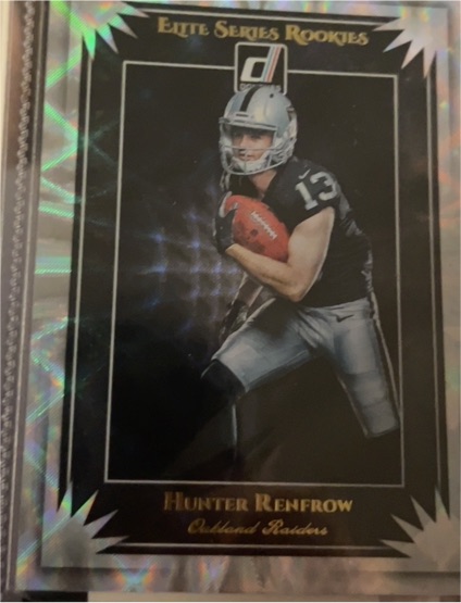 2019 Donruss Elite Series Rookies #ESR-30 Hunter Renfrow — front