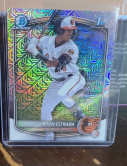 2025 Bowman Chrome #BCP-33 Aron Estrada — front