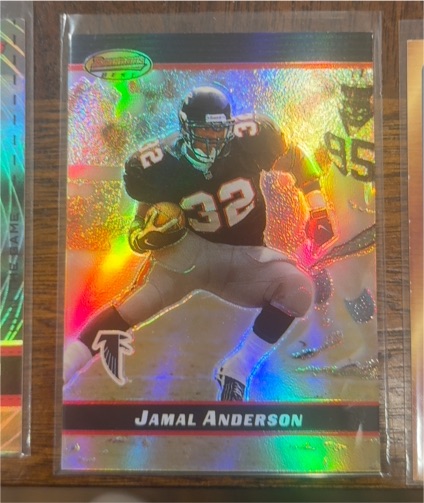 2000 Bowman's Best #28 Jamal Anderson — front