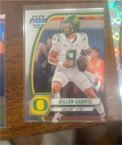 2024 Bowman University Chrome #3 Dillon Gabriel — front