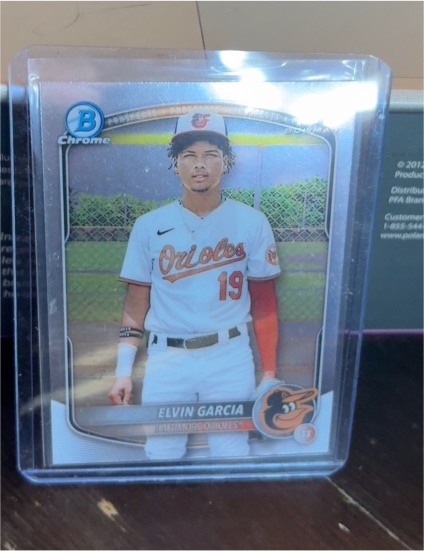 2025 Bowman Chrome Prospects #BCP-124 Elvin Garcia — front