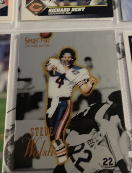 1995 Select Certified #93 Steve Walsh — front