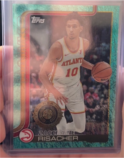 2025-26 Topps #62 Zaccharie Risacher — front