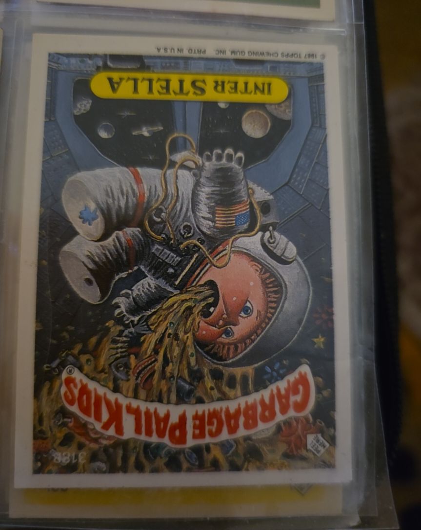 1987 Topps Garbage Pail Kids #318b Inter Stella — front