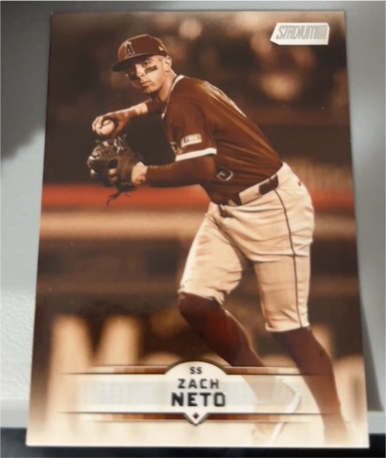 2025 Topps Stadium Club #37 Zach Neto Sepia — front
