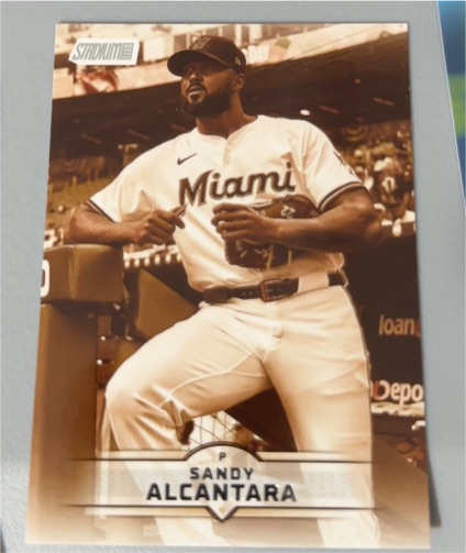 2025 Topps Stadium Club #120 Sandy Alcantara — front