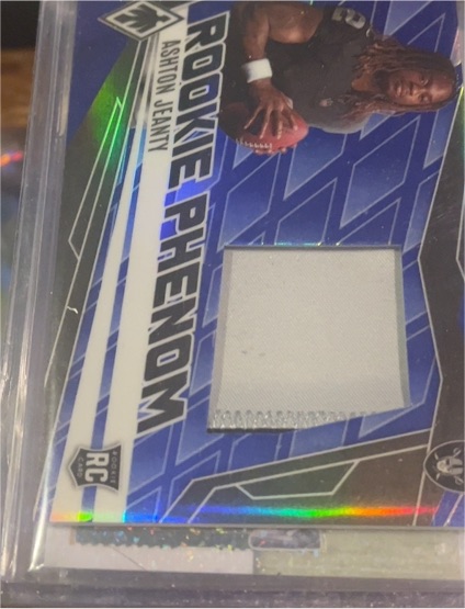 2025 Panini Phoenix #PJY-AJY Ashton Jeanty Rookie Phenom Jersey — front