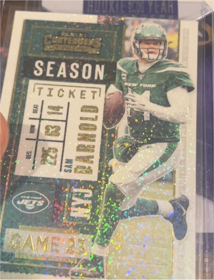 2020 Panini Contenders #32 Sam Darnold Season Ticket — front