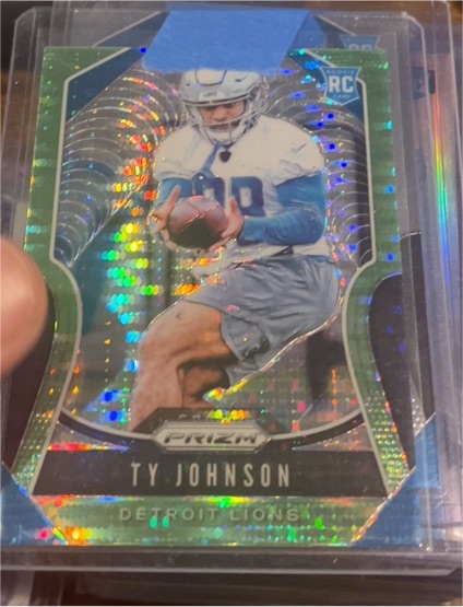 2019 Panini Prizm #399 Ty Johnson — front