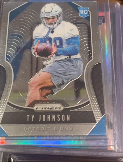 2019 Panini Prizm #399 Ty Johnson — front