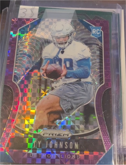 2019 Panini Prizm #399 Ty Johnson — front