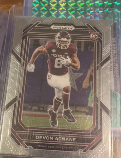 2023 Panini Prizm Draft Picks #117 Devon Achane — front