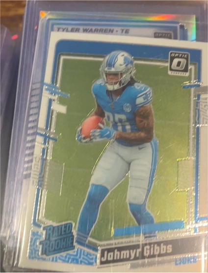 2023 Panini Donruss Optic #236 Jahmyr Gibbs Rated Rookie — front