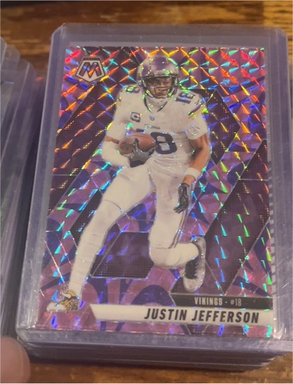 2025 Panini Mosaic #19 Justin Jefferson — front