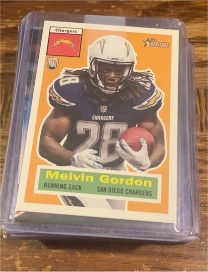 2015 Topps Heritage #86 Melvin Gordon — front