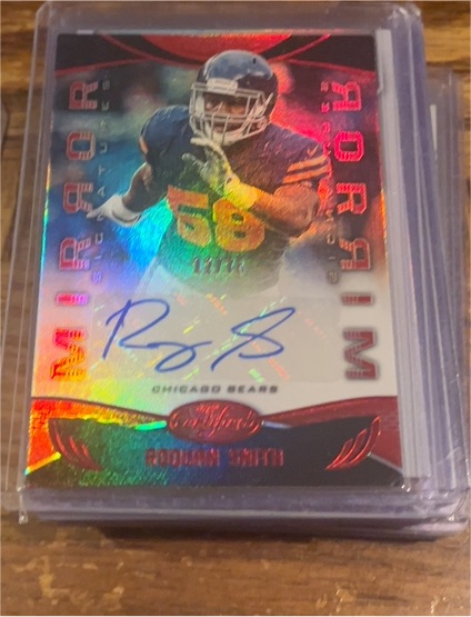 2019 Panini Certified Mirror Signatures #MI-RQ Roquan Smith — front