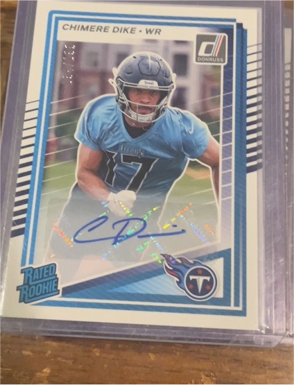 2025 Donruss #387 Chimere Dike — front