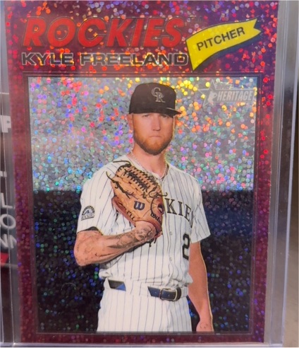 2026 Topps Heritage #92 Kyle Freeland — front