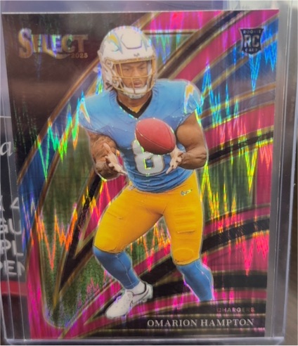2025 Panini Select #202 Omarion Hampton — front