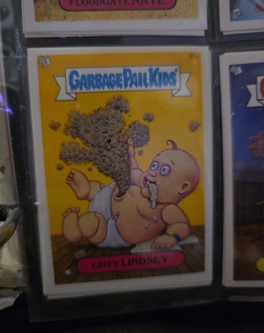2004 Topps Garbage Pail Kids All-New Series 2 #31a Linty Lindsey — front