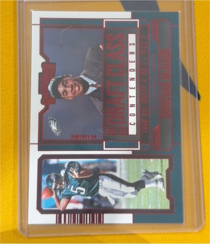 2023 Panini Contenders #HDC-DM Donovan McNabb Historic Draft Class Contenders — front