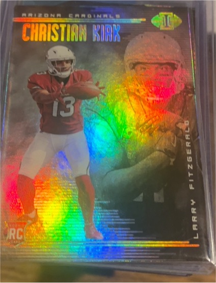 2018 Panini Illusions #5 Christian Kirk / Larry Fitzgerald Rookie — front