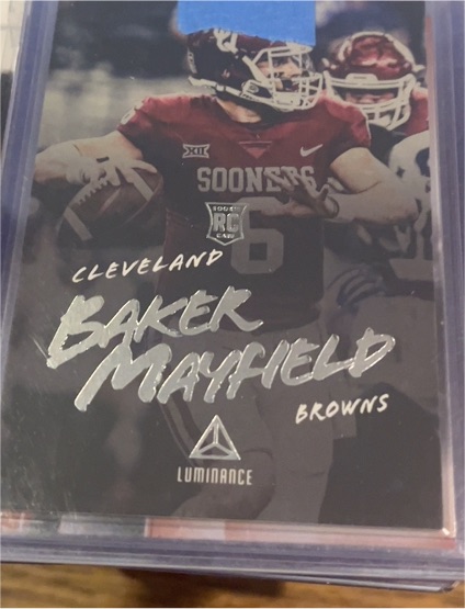 2018 Panini Luminance #107 Baker Mayfield — front