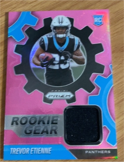 2025 Panini Prizm Rookie Gear #RGR-TEE Trevor Etienne — front