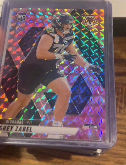 2025 Panini Mosaic #328 Grey Zabel — front