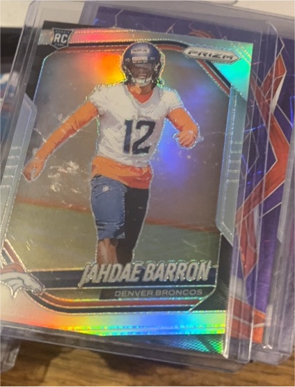 2025 Panini Prizm #350 Jahdae Barron — front