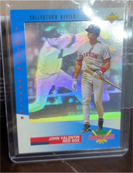 1993 Upper Deck Denny's Grand Slam Holograms #21 John Valentin — front