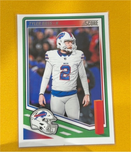 2025 Panini Score #66 Tyler Bass — front