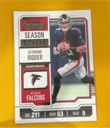 2023 Panini Contenders Season Ticket #4 Desmond Ridder — front