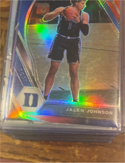 2021 Panini Prizm Draft Picks #10 Jalen Johnson — front