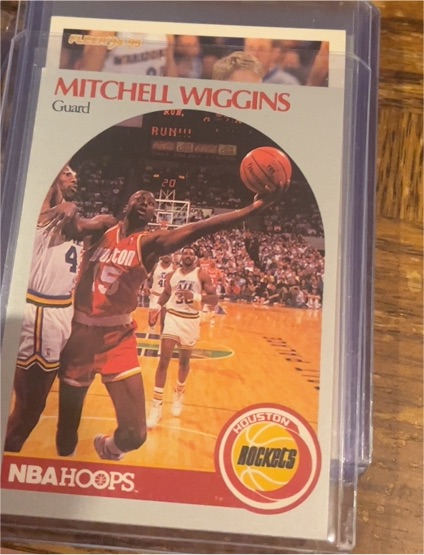 1990 NBA Hoops #130 Mitchell Wiggins — front
