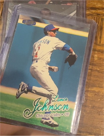 1998 Fleer Ultra #309 Lance Johnson — front
