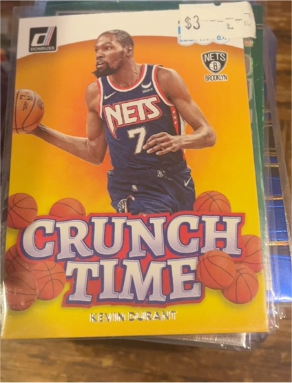 2022-23 Donruss #8 Kevin Durant Crunch Time — front